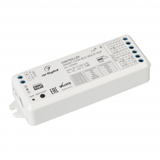 Контроллер SMART-TUYA-BLE-MULTI-SUF (12-24V, 5x3A, RGB-MIX, 2.4G) (Arlight, IP20 Пластик, 5 лет) : SMART Контроллеры CV [12-48V]
