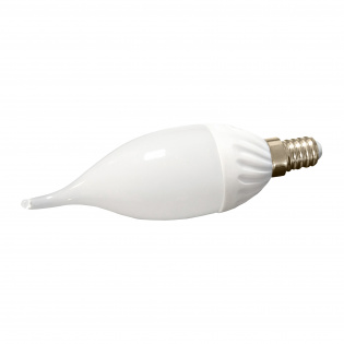 Светодиодная лампа E14 4W Flame 603 Warm White (Arlight, СВЕЧА) : Лампа [E14, E27, 230V] шар, свеча