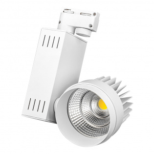 Светодиодный светильник LGD-538WH 25W Warm White (Arlight, IP20 Металл, 3 года) : 10-40W для треков 2TRA