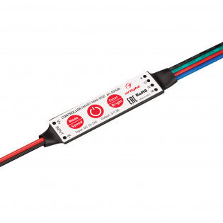 Контроллер SMART-MINI-RGB (12-24V, 3x1.5A) (Arlight, IP20 Пластик, 5 лет) : SMART Контроллеры CV [12-48V]