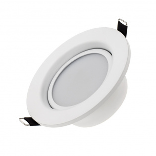 Светодиодный светильник LTD-80WH 9W Day White 120deg (Arlight, IP40 Металл, 3 года) : Широкий угол 80-120°
