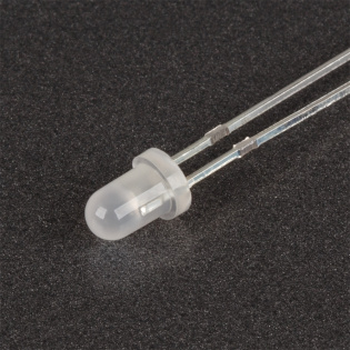 Светодиод ARL-3514UWW-2.5cd (Arlight, 3мм (круглый)) : 3 мм диффузная линза